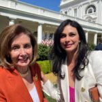 Morena Baccarin Instagram - Sometimes I get to do some pretty cool stuff. Thank you President Biden for signing an order that will benefit all care workers. @domesticworkers #careworkersrecognitionmonth #careworkerscantwait