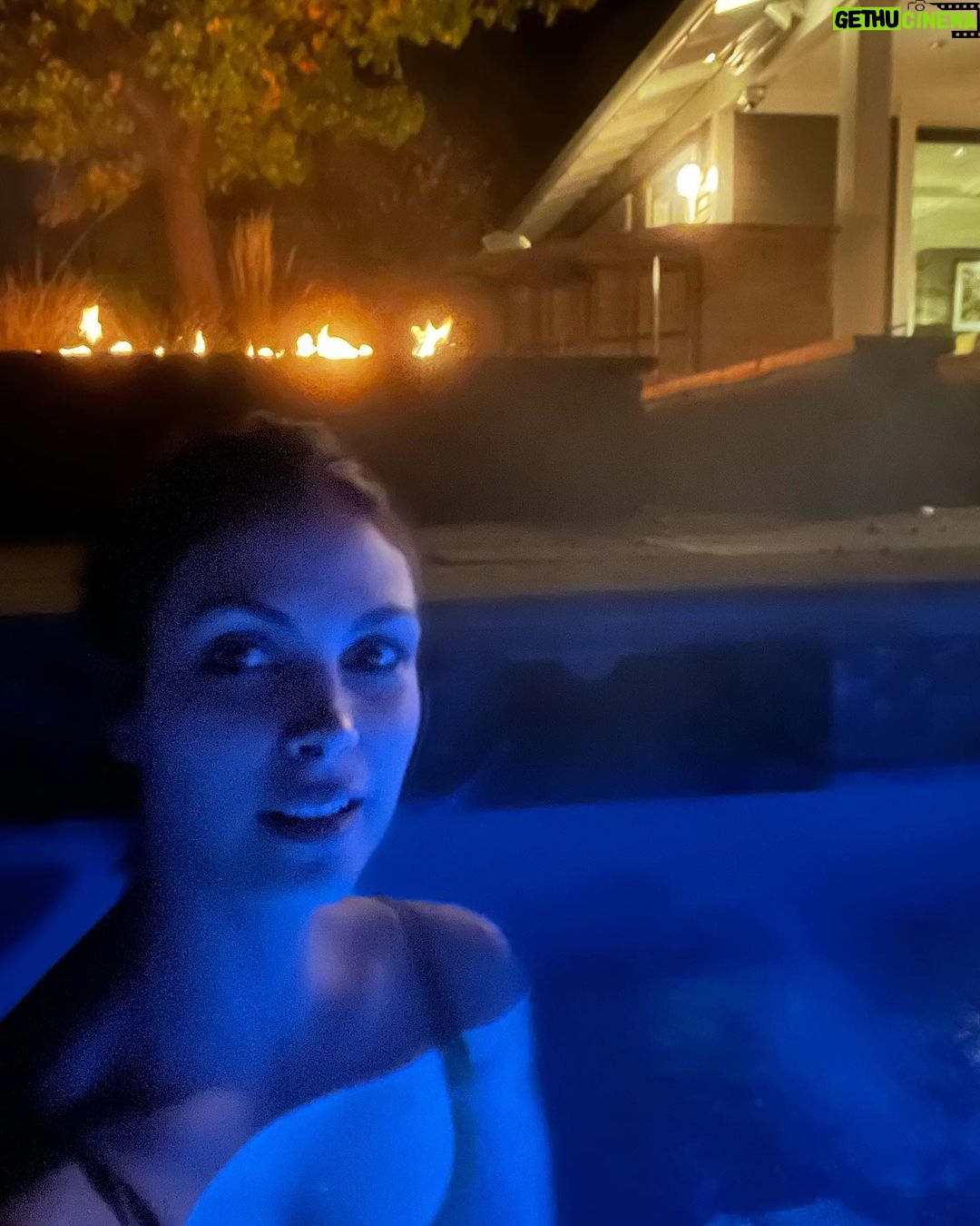 Morena Baccarin - 70.2K Likes - Thawing after a long day of work in the mountains.