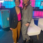 Morena Baccarin Instagram – So happy to be able to represent @rescueorg at Websummit. What they do is so inspiring and we need all the help we can get in the tech AI world to continue the reach and solutions in education and information. #aprendIA #signpost
