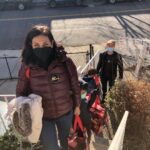 Morena Baccarin Instagram - Through the @Rescueorg, Ben and I had the pleasure of welcoming a new Afghan family to New York with some groceries to help them get settled in. I met their 2 month old baby and feel very grateful as a fellow immigrant to be able to give back a little. Join me in supporting this wonderful organization + newly arrived refugees by clicking the link in my bio. Happy Holidays everyone!