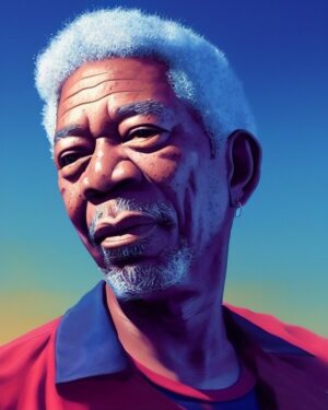 Morgan Freeman Instagram - Wow, @tenten.ai what a beautiful exploration. Art meets AI. Phenomenal work. 

Artist: @tenten.ai