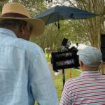 Morgan Freeman Instagram - Happy to be back on set with #RevEnt team here in Mississippi. #BTS