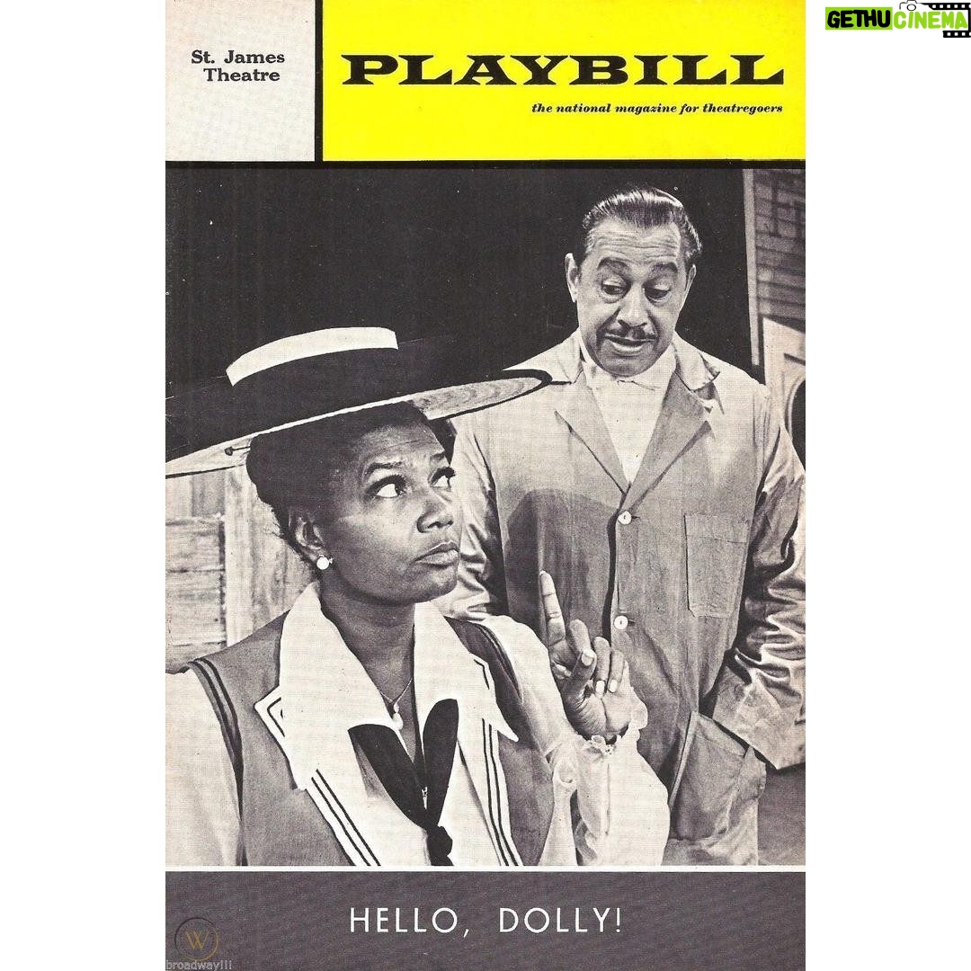 Morgan Freeman Instagram - #ThrowbackThursday on set for Hello Dolly (1967) with Cab Calloway. Swipe to see the Playbill #CabCalloway