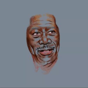 Morgan Freeman Instagram - When love and skill come together, expect a masterpiece. Thank you 
@_hyper_studios_ for this portrait and for sharing your art.

🎨: @_hyper_studios_