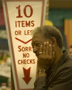 Morgan Freeman Instagram - Revelations was the first company to release a film in theaters and online at the same time! Same day, Same date! #10ItemsOrLess. #DayAndDate

#RevEnt Watch on @Appletv or @googlePlay