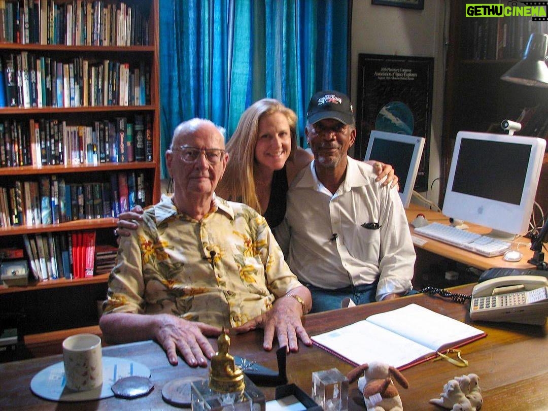 Morgan Freeman Instagram - #RevEnt - Rendezvous with Rama was the first book we acquired at Revelations. To have have known and spent time with legendary author, Arthur C. Clarke was a privilege - and the upcoming production of the movie is a continuation of a huge passion project for us! Raise your hand if you have read #RendezvousWithRama?
