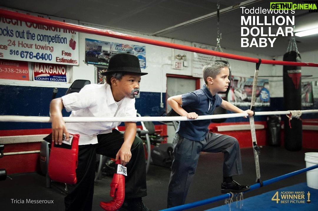 Morgan Freeman Instagram - Lost footage found for Million Dollar Baby 📷🥊Tricia Messeroux (@Toddlewood) - this is an honor to see a mini version of me! I adore this Toddlewood Black Hollywood photo series.