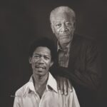 Morgan Freeman Instagram - Two is always better than one. Thank you @ardgelinck for including me in your series - I had to do a quick double take!