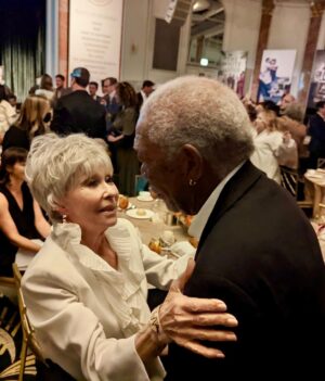 Morgan Freeman Instagram - There are no friends like old friends! It was amazing to see Rita – and some new friends – at this past weekend’s AFI Awards Luncheon.