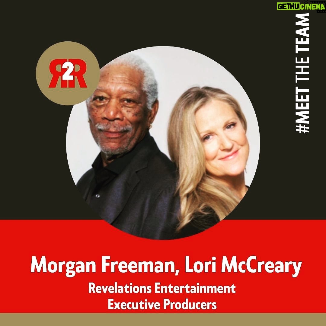 Morgan Freeman Instagram - We are grateful to have the co-founders of Revelations Entertainment, Morgan Freeman and Lori McCreary join the 2 Richards! documentary team as executive producers. We all know @MorganFreeman as an actor, film director, producer and the literal “Voice of God”! The thespian who got his start in the theatre is an Academy Award, Golden Globe Award and a Screen Actors Guild Award winner, and was honored as the Cecil B. DeMille Award winner at the 2012 Golden Globes. @TheLoriMcCreary is an Emmy-nominated Producer and CEO of Revelations Entertainment, which she co-founded with Freeman over 25 years ago. #RevelationsEntertainment #MorganFreeman #LoriMcCreary #DynamicDuo #ExecutiveProducers #MeetTheTeam #TheAfricanCompany