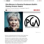 Morgan Freeman Instagram - Rita my friend, this is well deserved! #PGAAwards