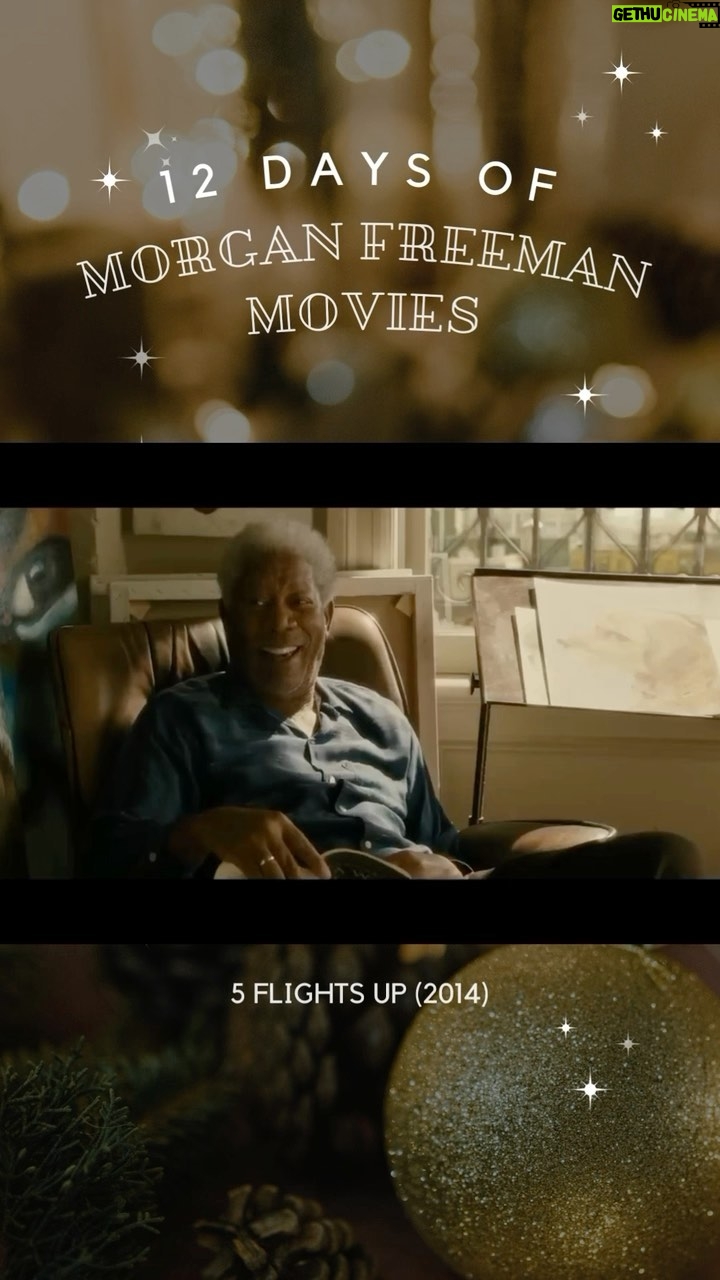 Morgan Freeman Instagram - #12DaysOfMorganFreemanMovies Day 5 5 Flights Up (2014) DID YOU KNOW? 🤔 The character that Morgan plays in #5FlightsUp is based on real-life artist Arnold Mesches from Brooklyn, New York. Also, my amazingly talented brother Dean did the majority of the paintings featured (yes, also the writer!). The rest were Mr. Mesches’ original works. Tag an art lover in the comments!