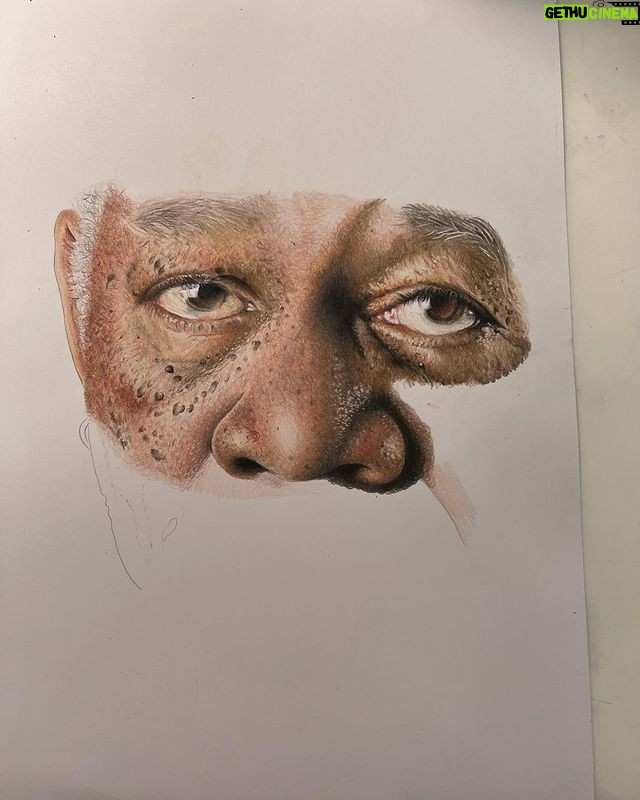 Morgan Freeman Instagram - “Drawing is the art of taking a line for a walk.” - Paul Klee Dankeschön @dominiques_farbmanufaktur_ink for sharing your talent!