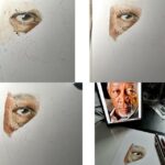 Morgan Freeman Instagram - “Drawing is the art of taking a line for a walk.” - Paul Klee Dankeschön @dominiques_farbmanufaktur_ink for sharing your talent!