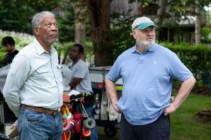 Morgan Freeman Instagram - Going through photos from the set of “The Magic of Belle Isle” brings back fond memories with the cast and crew. I can still remember singing television jingles with Rob Reiner day in and day out!