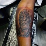 Morgan Freeman Instagram - I’m STILL amazed by this portrait my grandson, Aldric had done of me. Ink well done by artist, @shawnoink!
