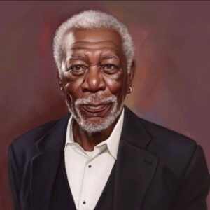 Morgan Freeman Instagram - As an artist it’s better to illustrate what you feel and not just what you see. Thank you @insanityhill for this wonderful portrait!
