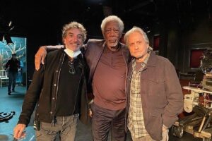 Morgan Freeman Instagram - When I said yes to being on “The Kominsky Method,” I didn’t know that it would lead to an Emmy nomination. Thank you, @michaelkirkdouglas for this wonderful experience!