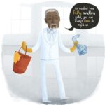Morgan Freeman Instagram - Thank you @ewoutdrawsmovies for capturing a scene from one of my favorite projects. This line still resonates with how we all can view life, everyone deserves a chance to clean up their mistakes.