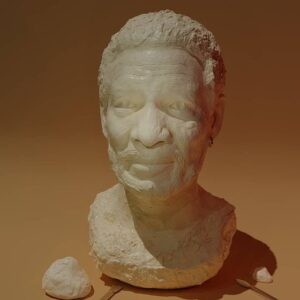 Morgan Freeman Instagram - It still amazes me the power that we all possess to create within multiple art forms! @alex_ruppr, this 3D sculpture is a testament to your artistry - amazing detailing.