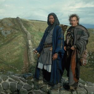 Morgan Freeman Instagram - Can you guess what film this is? Hint: is that Kevin Costner? A wise man once said: "There are no perfect men in the world; only perfect intentions."