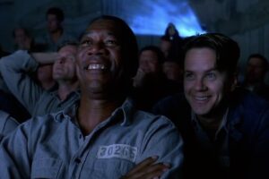 Morgan Freeman Instagram - It has been officially 27 years since #ShawshankRedemption premiered in theaters - I’d like to think Red and Andy are enjoying a simple life in Zihuatanejo, as fishermen on the bay. What do you think life was like for them after they reunited?