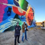 Morgan Freeman Instagram - Last year a crew of inspiring folks came together as a collective through the @DeltaArtsDistrict to pay homage to Clarksdale’s musical history on the South Wall of @gzbluesclub, with a mural by devin.liston. This bright mural reminds all of the beauty of Mississippi, Blues, and our community. 💙 📷:@revilopark Artist: devin.liston, “Midnight at the Crossroads” Clarksdale, Mississippi