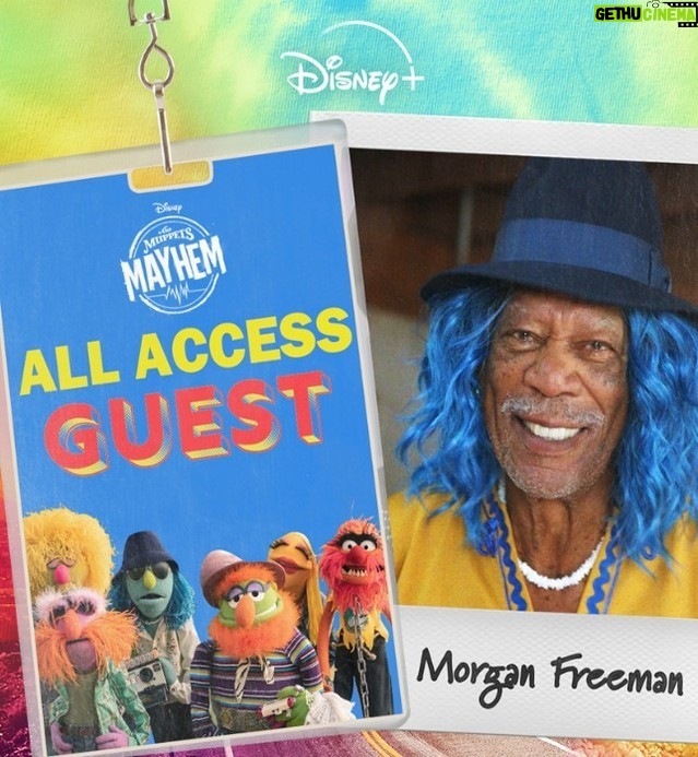 Morgan Freeman Instagram - Are you ready to rock with me? #TheMuppetsMayhem is now streaming on @DisneyPlus. πΈπ₯π·πΉ @TheMuppetsMayhem