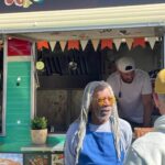 Morgan Freeman Instagram - Would you buy Tacos from this guy? #TacoTuesday PC: Lynda Eichner @TreesFlowersSkin
