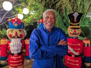 Morgan Freeman Instagram - Once upon a time I was in the cast of a holiday classic, can you guess which one?