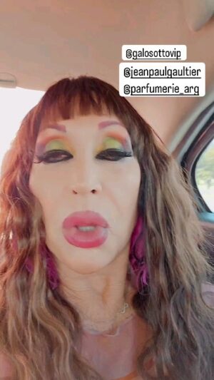 Moria Casán Instagram - 💋🌈🌈🌈 @jeanpaulgaultier