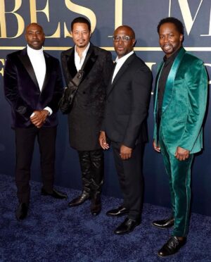 Morris Chestnut Instagram - About last night! The Best Man: Final Chapters premiere.

Wearing @brooksbrothers 
Styled by @houseofdiabate 
Photos taken from @gettyimages by #UniqueNicole and #FrazerHarrison

#TheBestManFinalChapters @peacocktv