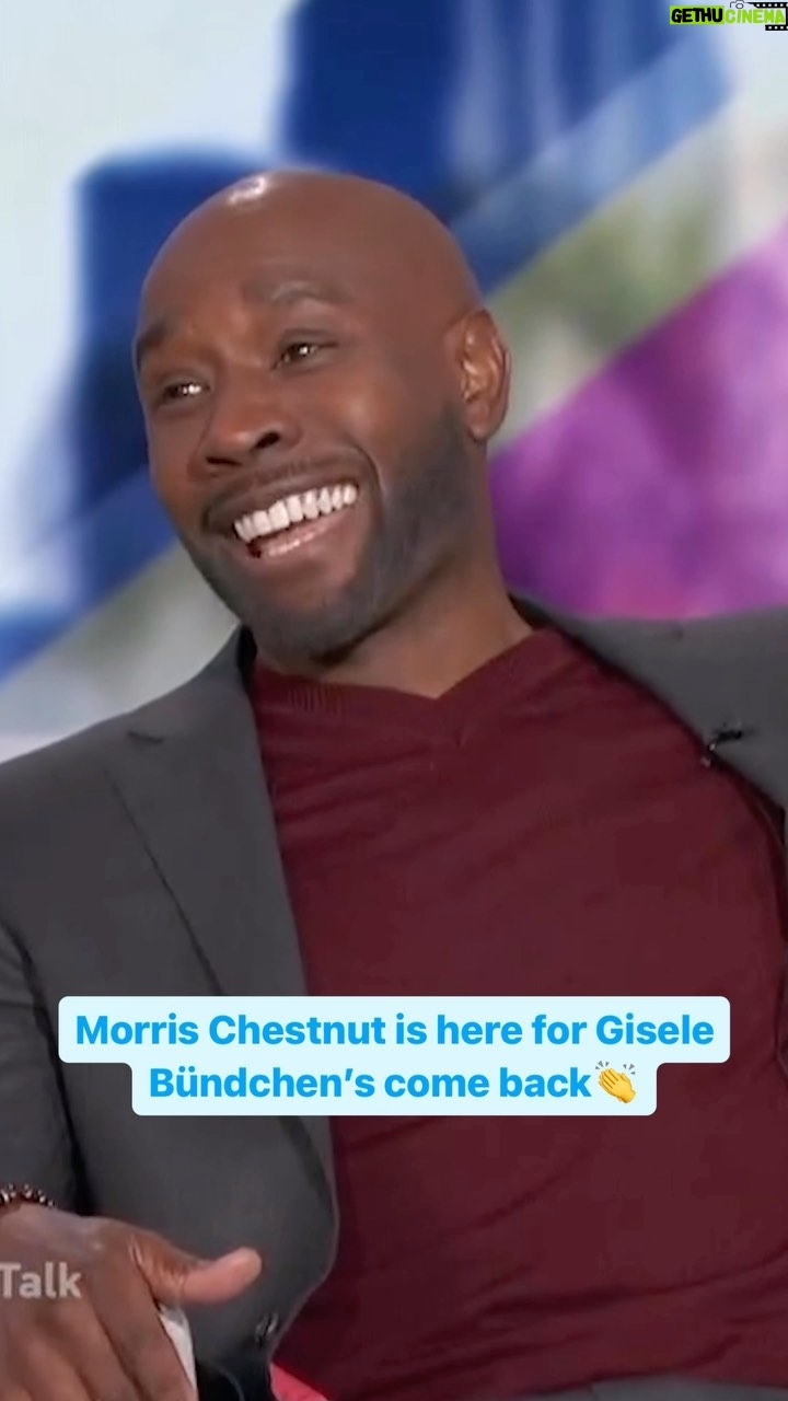 Morris Chestnut Instagram - @morrischestnutofficial recognizes @gisele has the greatest modeling come back of all time! #morrischestnut #giselebundchen #model