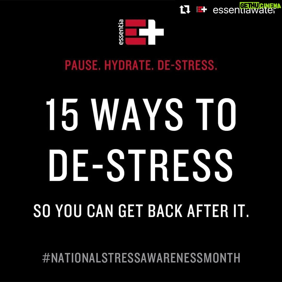 Morris Chestnut Instagram - Life happens and stress can be a part of that from time to time. My friends over at @essentiawater have a few ways to help lighten the load and get you back on track. ππΎπͺπΎβ¨ We get it, stress happens. But there are little things you can do every day to help lower your stress level, from taking a quick shower or going on a walk, to staying hydrated with #OverachievingH2O π§ Tap link in bio at @essentiawater for "15 Ways to De-Stress".
