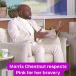 Morris Chestnut Instagram - @morrischestnutofficial gives props to @pink for her bravery of being true to herself💜 #pink #bravery #fierce #respect #artists #socialmedia #outspoken