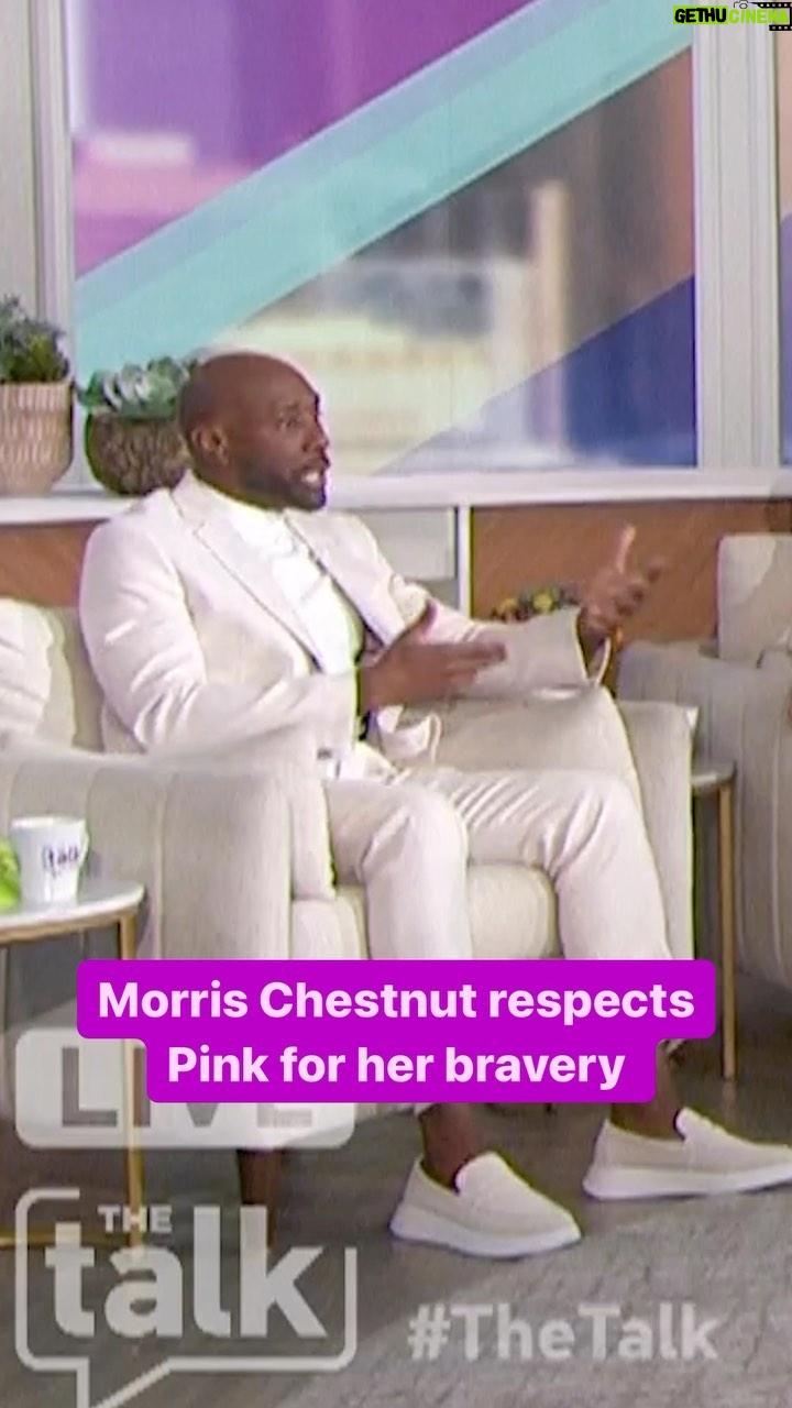 Morris Chestnut Instagram - @morrischestnutofficial gives props to @pink for her bravery of being true to herself💜 #pink #bravery #fierce #respect #artists #socialmedia #outspoken
