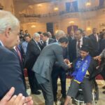Mostafa Shaaban Instagram - سعادتي بالغة لحضوري احتفالية حزب "حُماة الوطن" لتكريم أوائل #الثانوية_العامة والأزهرية والفنية وذوي الهمم تحت رعاية السيد رئيس الجمهورية، برفقة السيد الدكتور رضا حجازي وزير التربية والتعليم وعدد من أعضاء مجلسي النواب والشيوخ، فتحية تقدير للأسر المصرية التي ساهمت في وصول أبنائها إلى هذا المستوى من التفوق والتميز فتكريمهم واجب علينا جميعًا فهم أمل مصر ومستقبلها