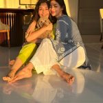 Mouni Roy Instagram – I’m either dancing, singing, eating, laughing, travelling or loving on Theo & Arthur ……….♥️……….
My shibuuu wuvvvs em tooo @shivaani_malik_singh