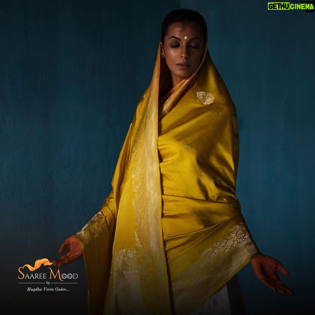 Mugdha Godse Instagram - Each saree at Saaree Mood is curated with a vision to embrace style and aesthetics in our daily lives, to express who we are as individuals and to feel the way we have never felt before.✨ Our website is now live & all yours! Please shower your love and support on us and tag us @saareemood www.saareemood.com Photography: @tarun_khiwal MUA: @kaushikanu Styling : @harshad.fshn Assisted by @khuusshhbboo @styledbygunjan Production: @karma__production @himan888 . . #saareemood #saareesforallemotions #mugdhagodse #newlaunch