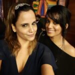 Mugdha Godse Instagram - About last night ❤️ Fun-times with friends Outfit by @rajattangriofficial #fun #eve #gratitude #love #outing #friends #grateful #happiness #be #divine