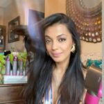 Mugdha Godse Instagram - I love my hair and I received the best gift this Rakhi purnima ❤️😍 Every sister would love this ‘Dyson Airwrap’ @dyson_india With this versatile product, I can get Salon like hair at home all in one styling… It comes with Airwrap Stand, perfect for all multiple attachments! The Intelligent heat control technology - Coanda Effect, makes its One of a kind product! No heat damage to the hair And So easy to use… 🌺 #GoodbyeExtremeHeat #DysonAirwrap #DysonIndia #DysonHairAtHome #gifted #collab @dyson_india