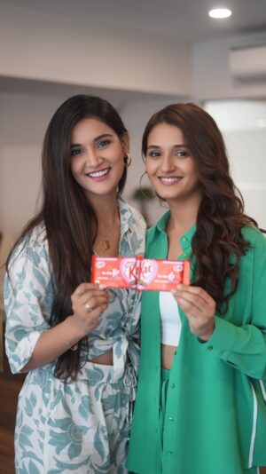 Mukti Mohan Instagram - No matter who chooses the show outfits or asks for last-minute changes, or is the Kat, we’re incomplete without each other. #youmakemybreak

#KitKat #Kit #Kat #ValentinesDay #Valentines #haveabreak #Collab