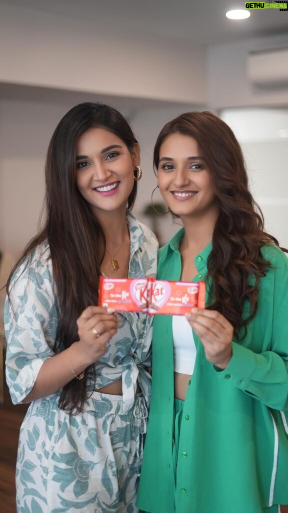 Mukti Mohan Instagram - No matter who chooses the show outfits or asks for last-minute changes, or is the Kat, we’re incomplete without each other. #youmakemybreak #KitKat #Kit #Kat #ValentinesDay #Valentines #haveabreak #Collab