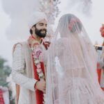 Mukti Mohan Instagram - Can’t believe it’s been a month already! It feels like we just got married yesterday. Time has truly flown by. Happy 0.1 my best friend, my soulmate my forever 🤍 ♾️ ♥️ Beyond grateful for all the love, support and wishes from family and friends🙏🏼 “त्वयि सम्प्रेक्ष्य भगवान्स्त्वया हि विवाह्यते।” #KunalKoMiliMukti #9 Dec’23🧿🤍