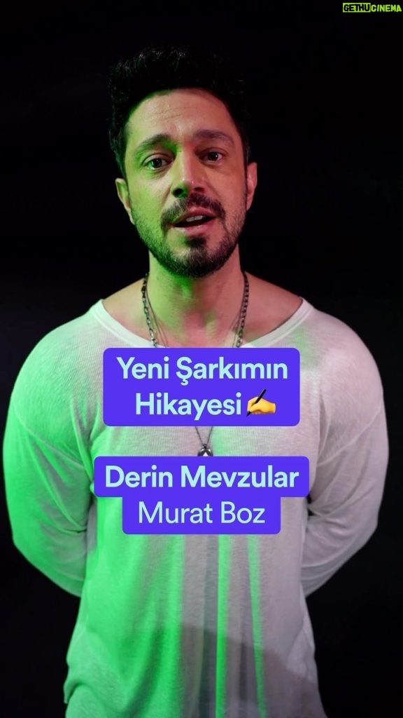 Murat Boz Instagram - Murat Boz, yeni şarkısı Derin Mevzular’ın tüm mevzularını Spotify’ın serisi Yeni Şarkımın Hikayesi’nde anlattı. 🎙