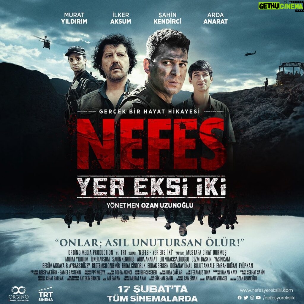 Murat Yildirim Instagram - “NEFES Yer Eksi İki” Afişimiz… 17 Şubat’ta sinemalarda. @nefesyereksiiki