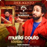 Murilo Couto Instagram - SÃO PAULO! Tá chegando o dia! 20 de agosto no @teatrobradesco quem perder é um boboca. Ingresso no stories e bio