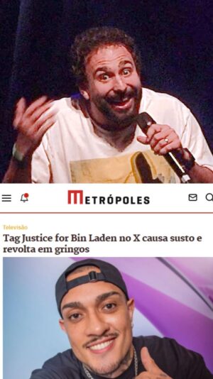 Murilo Couto Instagram - Mc Bin Laden colocando o Brasil no Topo! 
(Vídeo completo no youtube)

Próximos Shows:
27. JANEIRO
(Murilo Coach)
TEATRO UNIP
SÁBADO | 21H
BRASÍLIA - DF
----------------------------
18. FEVEREIRO
TEATRO MONTE CARMO
DOMINGO | 18H
BETIM - MG
----------------------------
24. FEVEREIRO
TEATRO DOM BOSCO
SÁBADO | 20H
CAMPO GRANDE - MS