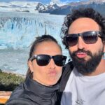 Murilo Couto Instagram - Reis da Patagônia! Clima suave do verão de El Calafate me lembrou Belém❄️. Muito obrigado @brasileirosemelcalafate e @flexviagens e @polianacamelo que fizeram tudo por nós nessa viagem! Glaciar Perito Moreno