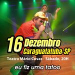Murilo Couto Instagram - Alô Caraguatatuba, O Maior show de Comédia e Trap está chegando, Tem coragem de desafiar Emicouto e Lil Lucaxxx para uma Batalha de Trap? Dia 16 de Dezembro, Teatro Mário Covas, Sábado 20H. Link na Bio!